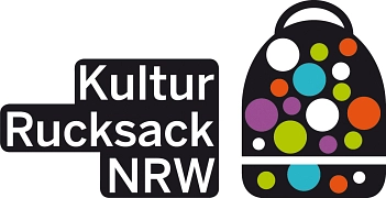 Logo des landesweiten Programms Kulturrucksack NRW © Koordinierungsstelle
Kulturrucksack NRW 
Kurpark 5 • 59425 Unna