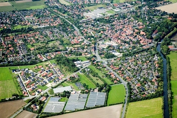 Drensteinfurt, Innenstadt, Luftbild © Stadt Drensteinfurt
