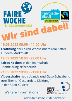 Programm Fairtrade 2022 © Stadt Drensteinfurt